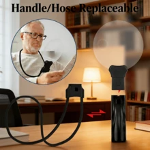 5X Magnifying Glass, 5.12 Inch Large Lens, Hands-Free Wearable Design, Suitable For Elderly With Vision Impairment, Sewing And Repair - Black - View 5