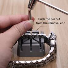 1/5/10pcs Stainless Steel Watch Repair Spring Bar Tool, Watchband Removal Tool, Suitable For Watch Maintenance And Repair, Watchband Buckle Pin Screwdriver, Used For Removing And Repairing Watch And Jewelry Bracelet Connecting Pins, 0.8mm Specification