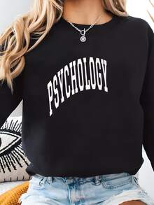 Women Plus Size Sports Sweatshirts - Hitam - View 1