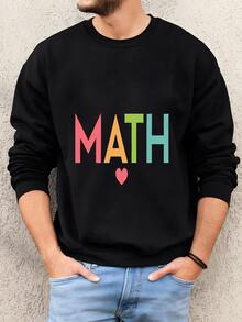 Hombres Camisa Amante De Matemáticas, Es Un Buen Día Para La Camisa De Matemáticas, Camisa Del Profesor De Matemáticas, Regalo Del Profesor De Matemáticas, Regalo De Regreso A La Escuela, Regalo Del Estudiante, Tee De Matemáticas Sudadera - Negro - Ver 1