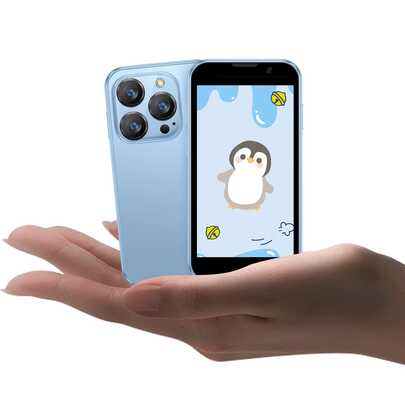 SOYES Descarga aplicaciones a través de Wifi: Smartphone infantil compacto - Pantalla táctil de alta definición 3.0. Con cámara para niños. 2GB de RAM + 16GB de ROM. Android 9.0. Regalo de cumpleaños y Navidad para niños y niñas. Mini Phone.