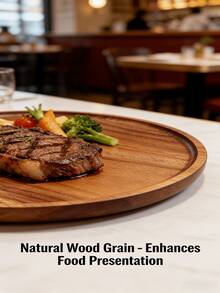 Juego de 4 platos, bandeja multifuncional, bandeja de servir esencial para el hogar, bandeja para suministros de alimentos, adecuada para fiestas festivas, servicio de restaurante - Marrón - Ver 5