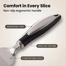 Stainless Steel Pizza Server , Multifunctional Pie Cake Slicer Cutter, Triangular Cheese Spatula Shovel, Heavy Duty Pastry Transfer Tool For Kitchen Baking, Dessert, Tart, Waffle, Durable Household Kitchen Gadget - Cheese Spatula (1 Piece) - View 5