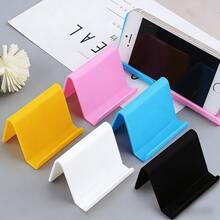 1pc Plastic Desktop Phone Holder, Multi-Functional Portable Tablet Stand, Waterproof Small Support Bracket, Suitable For Smartphones And Tablets, Tablet Stand, Dynamic Phone Holder, Tablet Stand, Compatible With IPhone, Android Phones, Birthday Gift, Phone Accessory For Family And Friends (Random Color) - Multicolor - View 3
