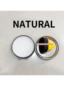 鞋油蜡套装，含抛光海绵、黑色和棕色鞋油，金属盒包装，可修复划痕并恢复皮革鞋的颜色，3种颜色可选，适用于光滑皮革鞋。