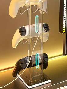 1 Giá đỡ tay cầm chơi game bằng acrylic, Giá treo tai nghe không dây để bàn, Giá đựng đa năng - Giá đỡ trưng bày để bàn, Thích hợp cho tay cầm chơi game và phụ kiện, Thiết kế kẹp di động, Cần thiết cho việc sắp xếp bàn làm việc văn phòng. - Nhiều màu - Xem 5