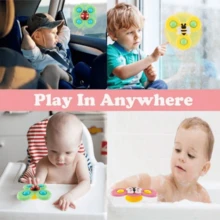 4-In-1 Toddler Toys Gift Set, Suitable For 1-2-3 Years Old Boys Girls Montessori Baby Toys For 6-18 Months - Pull Cord Teether, Stacking Blocks, Sensory Shapes And Storage Box, Fun Bath Time For Infants - Multicolor - View 5