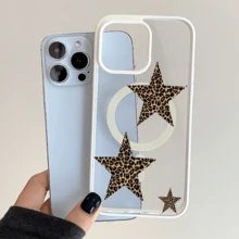 Patrón de dibujo, carcasa de teléfono móvil simple y de moda, compatible con iPhone 11 / 12 / 13 / 14 / 15 / 16 / Pro / Max y Galaxy plus / Pro / S22 / S23 / S24 / s25 / ultra / fe. Muy adecuado como regalo de vacaciones, regalo de San valentín. - Blanco - Ver 3