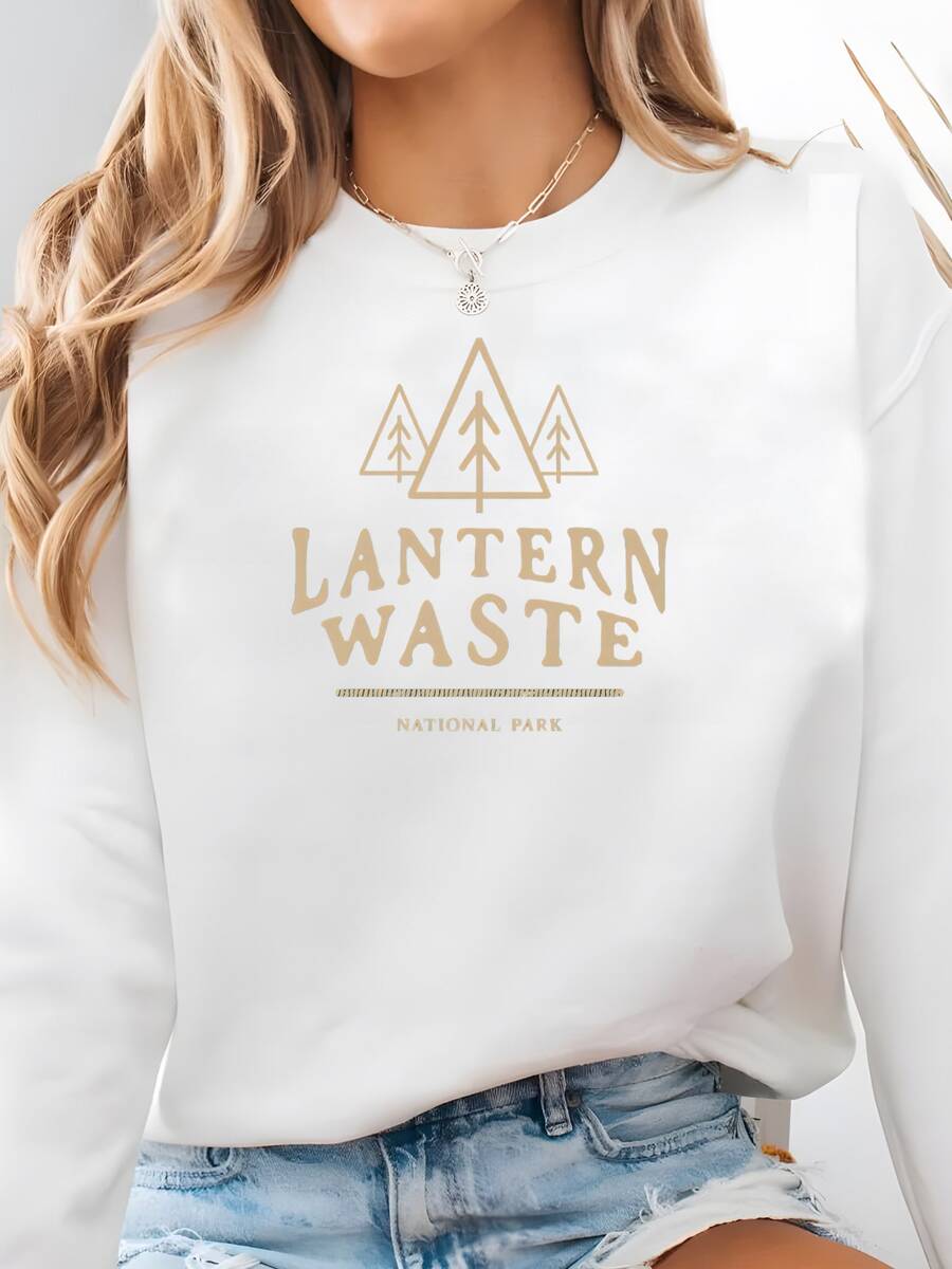 Women Plus Size Sports Sweatshirts - White - View 1