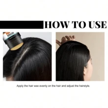 Hair Wax Stick,Hair Spray,Modeling Long Lasting Hair Styling Broken Hair Edge Control Hair Gel,Valentine's Day Gift,Travel Essential Hair Stuff,Slick Back Set Hair Tools - 固體 - 查看 6