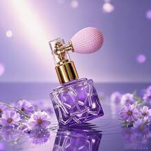 1pc Refillable Glitter Powder Spray Bottle With Airpump (DIY Refill Bottle), Pressing Spray Perfume Bottle, Portable Travel Pearlescent Makeup Mist - Multicolor - View 8