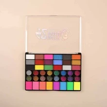 42色绘画颜料组合托盘，水溶性粉色颜料，艺术颜料，适用于艺术绘画、情人节、圣诞节绘画、世界杯等。 - 42色 - 查看 7