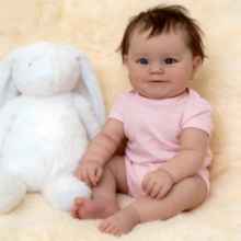 Reborn Baby Dolls Girl 20 Inch Cute Realistic Baby Doll, Lifelike Vinyl Body Reborn Baby Doll Real Life Bebe Silicona  For Gifts For Kids 3+ - Multicolor - View 2