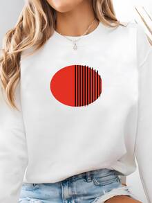 Women Sports Sweatshirts - White - View 1