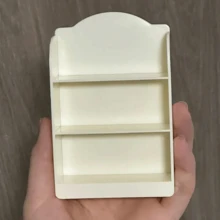 1:12 Scale Mini Collectible Bookshelf (With 60 Mini Books) - Compact Plastic Display Rack With Multiple Compartments, Ideal For Mini Novels, Indoor/Outdoor Decor, White, Collectable Display Rack | Plastic Structure - Multicolor - View 8