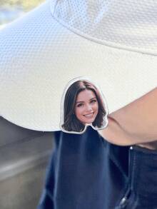 1/3/5pcs Personalized Acrylic Hat Clip With Photo, Customizable With Portrait/Pet Image, Fun Gift, Children's Growth Souvenir, Hat Accessory, Suitable For Hats, Clothing, Golf Bags, Hats, Sun Hats, Belts, Golf Accessories, Ideal Gift For Boyfriend/Kid/Girlfriend/Parents/Family/Friends/Lover/Dog Lover - Suitable For Back To School/Anniversary/Valentine's Day/Father's Day/Mother's Day/New Year.