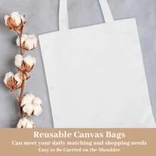 Aerih Gainsborough Collage - Phoo Collage - Game --Canvas Tote Bag | Stylish Women'S Shoulder Bag | Durable, Machine Washable | Casual Everyday Use | Multi-Purpose Beach And Shopping Handbag, Beach Shoulder Bag | Book Club Print | | The Most Suitable Gifts For Valentine's Day | New Year, New Year's Day |Anime Souvenirs, Sports Souvenirs | Suitable For Teen Girls College Students, Perfect For Office, College, Elementary School, Junior High School, High School, Work, Business, Commuting, Shopping, Vacation - 白色 - 查看 6
