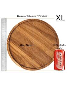 一套包含4个不同尺寸餐盘的托盘套装，多功能托盘，居家必备餐盘，餐饮服务托盘，适合派对和餐厅使用。