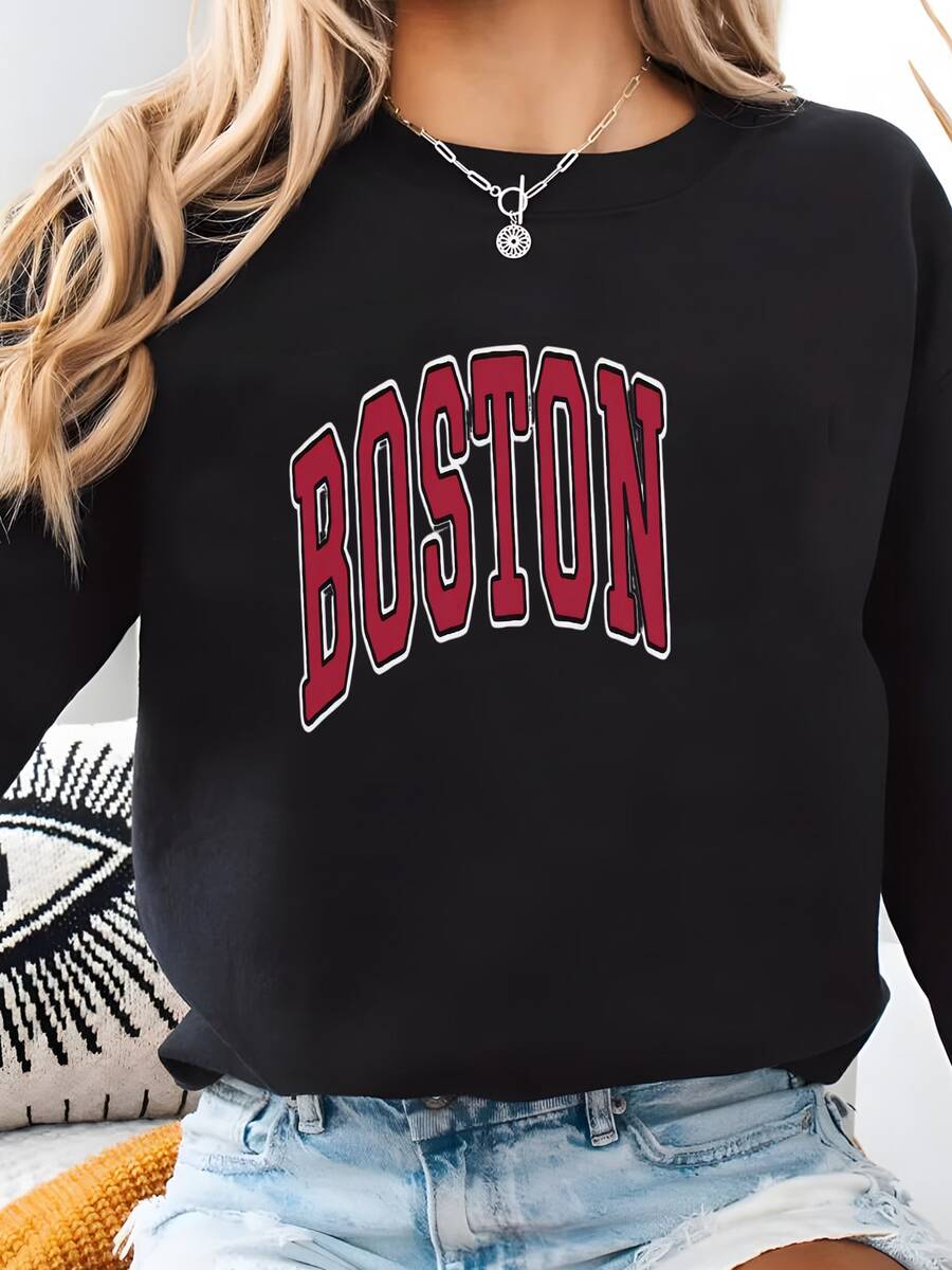 Women Sports Sweatshirts - Black - View 1