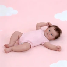 Reborn Baby Dolls Girl 20 Inch Cute Realistic Baby Doll, Lifelike Vinyl Body Reborn Baby Doll Real Life Bebe Silicona  For Gifts For Kids 3+ - Multicolor - View 5