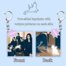 2-In-1 Reversible Ill-It Album Keychain, Bag/Car Charm, Collectible, Birthday Gift, Party Favor - Multicolor - View 7