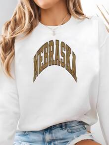 Women Sports Sweatshirts - White - View 1