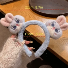 Disney Zootopia Plush Headband, Cartoon Judy Hopps & Nick Wilde Headband, Hair Accessories - Multicolor - View 4