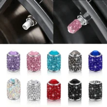 4个夜光轮胎气门嘴帽，通用型发光轮胎气门嘴帽，白天吸收光线，长时间发光。汽车夜光气门嘴帽有绿色、粉色、蓝色和黄色可选。夜光轮胎气门嘴帽和摩托车气门嘴，4个闪亮轮胎气门嘴帽，水晶轮胎气门嘴帽，闪亮水钻通用型汽车、SUV、摩托车、自行车、卡车轮胎气门嘴帽。 - 彩色 - 查看 12