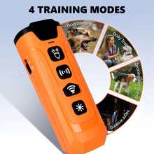 Dog Bark Deterrent Device, 3X Ultrasonic Anti Barking, 50 FT Range Barks No More Indoors Outdoors Behavior Correct S Afe & Humane Rechargeable Compact Bark Control For Dogs - Orange - View 7