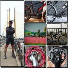 MOTSUV 104 BCD Mountain Bicycle Round Oval Chainring Narrow Wide Chainwheel 32T/34T/36T/38T Cycling Star Ring Crankset Part Set - Multicolor - View 6