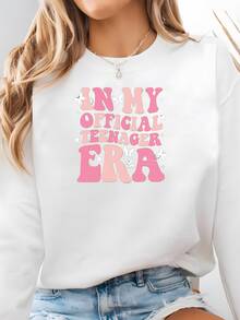 Women Sports Sweatshirts - White - View 2