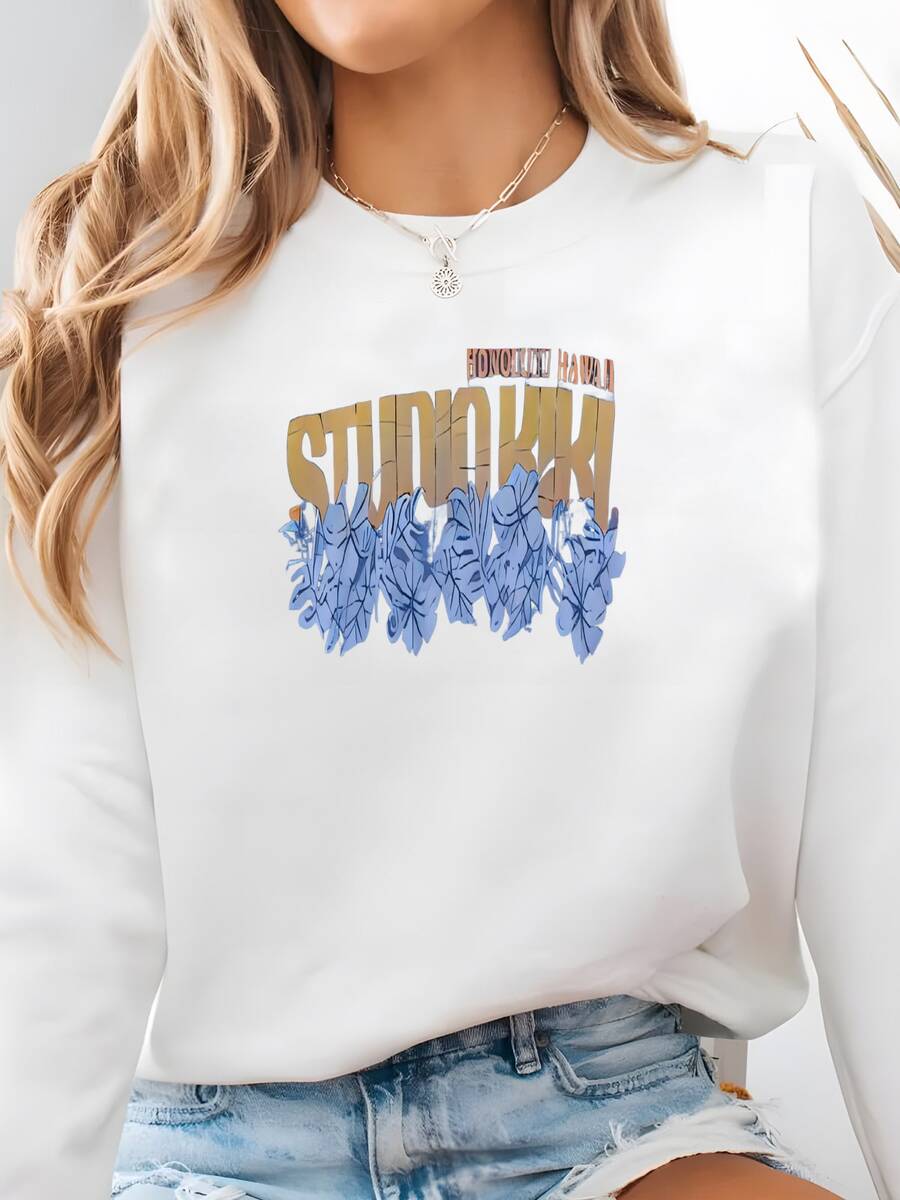 Women Sports Sweatshirts - White - View 1