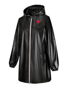Giolshon Women's Casual Hooded Jacket With Pockets, Lightweight Long Coat, Suitable For Spring/Autumn/Winter Everyday Wear Black - Black - View 10