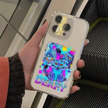 Mattel 新款热门韩剧《猎魔人》手机壳，兼容 17、16、15、14、13、12、11、Pro Max、XR、XS Max、8、7、Air Plus - 彩色 - 查看 46