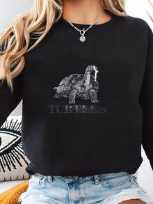 Me Encantan Las Tortugas, ¿de Acuerdo? Sudadera Con Capucha Unisex, Sudadera Con Capucha Tortuga, Sudaderas Con Capucha Amante De La Tortuga, Sudadera Con Capucha Herpetólogo, Ideas De Regalo Tortuga Sudadera - Negro - Ver 1