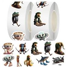 3D Cartoon Stickers, Suitable For Decorating Children, 7-Color Embossed Stickers, Perfect Gift For Home Decor, Party Decoration, Birthday Gifts, And Various Holiday Gifts - Multicolor - View 11