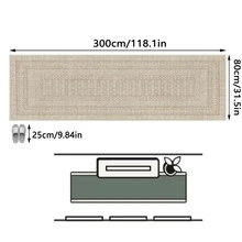 1pc Vintage Moroccan- Floral Striped Area Rug/Carpet/Doormat/Runner, Soft Washable Rug For Bathroom, Kitchen, Entryway, Hallway, Bedroom, Living Room, All Season Home Decor - Multicolor - View 16