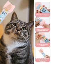 5pcs Pet Food Can Lid Set, Silicone Pet Food Can Covers With Multi-Function Cat Food Scoop And Can Opener, Cat Squeeze Dispenser, Stainless Steel Wet Food Spoon For Cats And Dogs - Multicolor - View 4