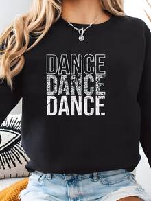 Women Sports Sweatshirts - Black - View 2