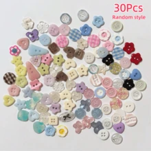 20pcs Assorted Colorful Buttons Set, Suitable For DIY Clothing, Sweaters And Crafts Decoration (Random Styles)