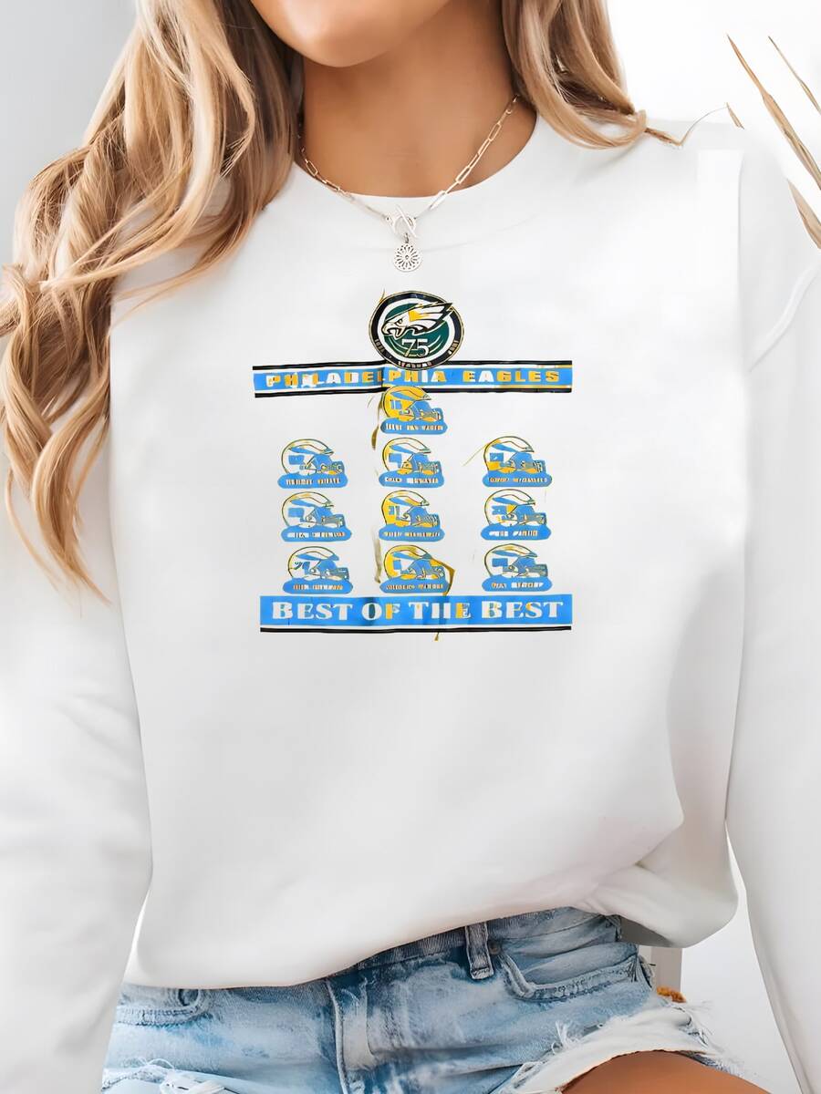 Women Plus Size Sports Sweatshirts - White - View 1