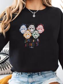 Women Sports Sweatshirts - Black - View 1