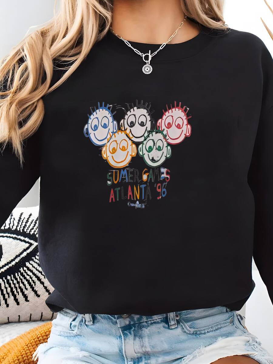 Women Sports Sweatshirts - Black - View 1