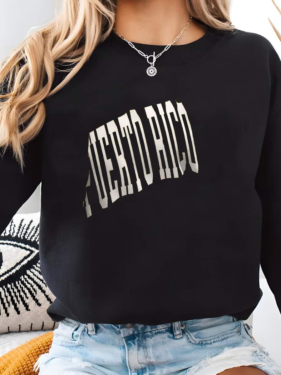 Women Sports Sweatshirts - Black - View 1