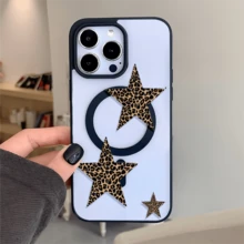 Patrón de dibujo, carcasa de teléfono móvil simple y de moda, compatible con iPhone 11 / 12 / 13 / 14 / 15 / 16 / Pro / Max y Galaxy plus / Pro / S22 / S23 / S24 / s25 / ultra / fe. Muy adecuado como regalo de vacaciones, regalo de San valentín. - Negro - Ver 3