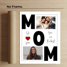 Custom Photo Booth Template, Red Photo Strip Mat 2x3, Personalized Photo Print, Custom Matting, Editable Canva Template, Digital Download - Multicolor - View 5