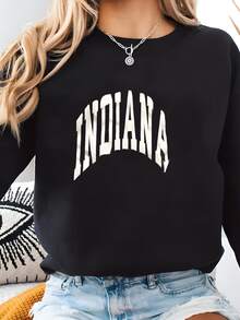 Women Sports Sweatshirts - Black - View 2