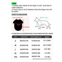 1pc Cute Plush Warm Thermal Lined Pet Jacket, Dog/Cat Clothes - Multicolor - View 8