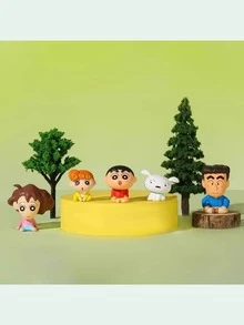 Đồ trang trí tiệc chủ đề Crayon Shin-Chan, đồ trang trí xe hơi/bàn làm việc hình hoạt hình dễ thương, quà sinh nhật, quà tân gia, quà lưu niệm tiệc tùng. - Nhiều màu - Xem 7