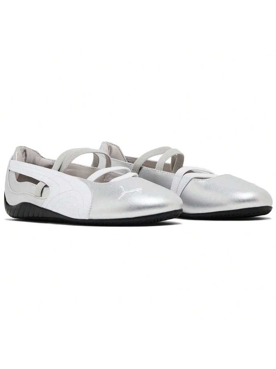 Puma Wmns Speedcat Ballet 'Metallic Silver'- 401581-01 | Modern Street Style, Comfortable All-Day - Silver - View 1